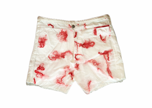 'Blood' Swirl Shorts, Unisex